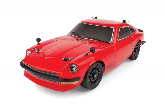 ASSOCIATED 20191C SR27 Datsun 240Z 1/27 RTR Electric 2WD On-Road Touring Car Combo (Red) w/2.4GHz Radio, Battery & Charger (Copy)