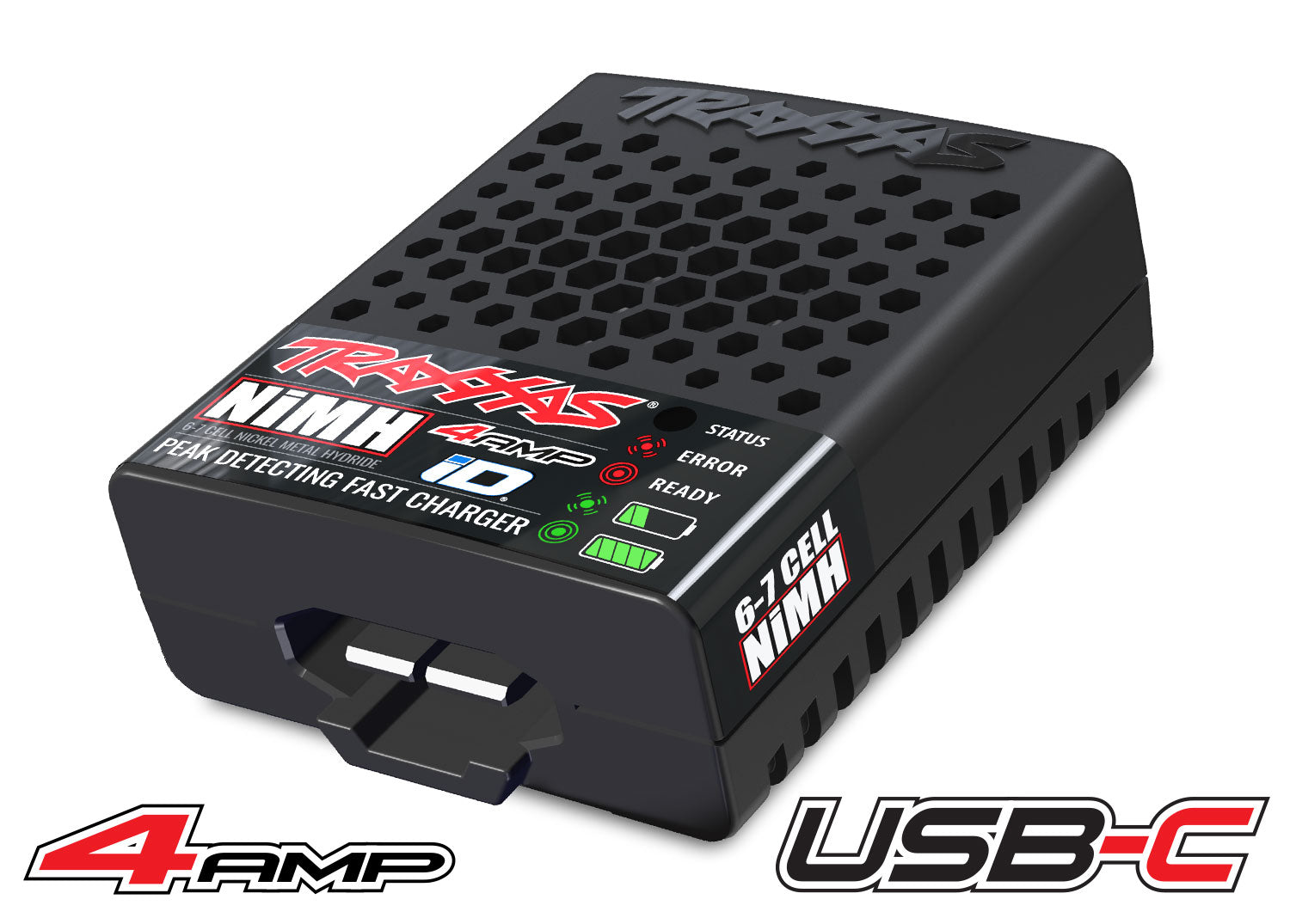 TRAXXAS 2982 4-amp USB-C NiMH Fast Charger with iD®