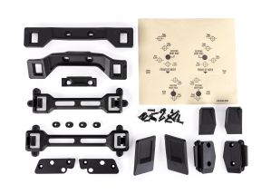 TRAXXAS 6928 Body conversion kit, Slash 4X4 (includes front & rear body mounts, latches, hardware) (for clipless mounting)