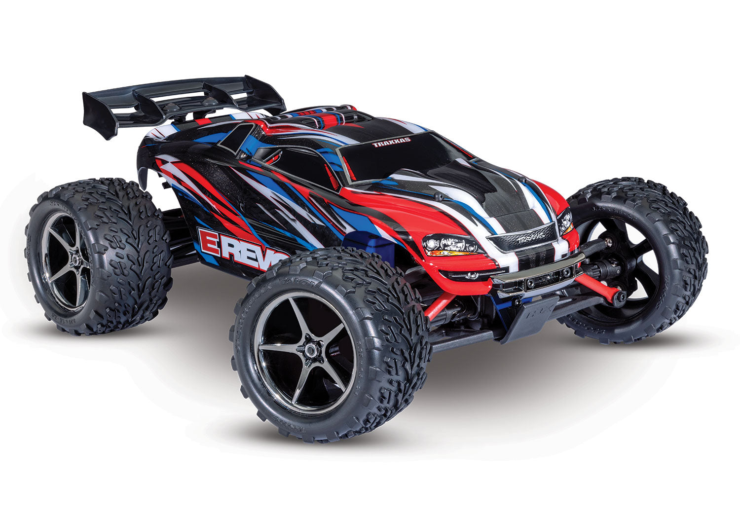 TRAXXAS 71054-8 E-Revo®: 1/16-Scale 4WD Racing Monster Truck with TQ™ 2.4GHz radio system W/ Battery & USB-C Charger RTR