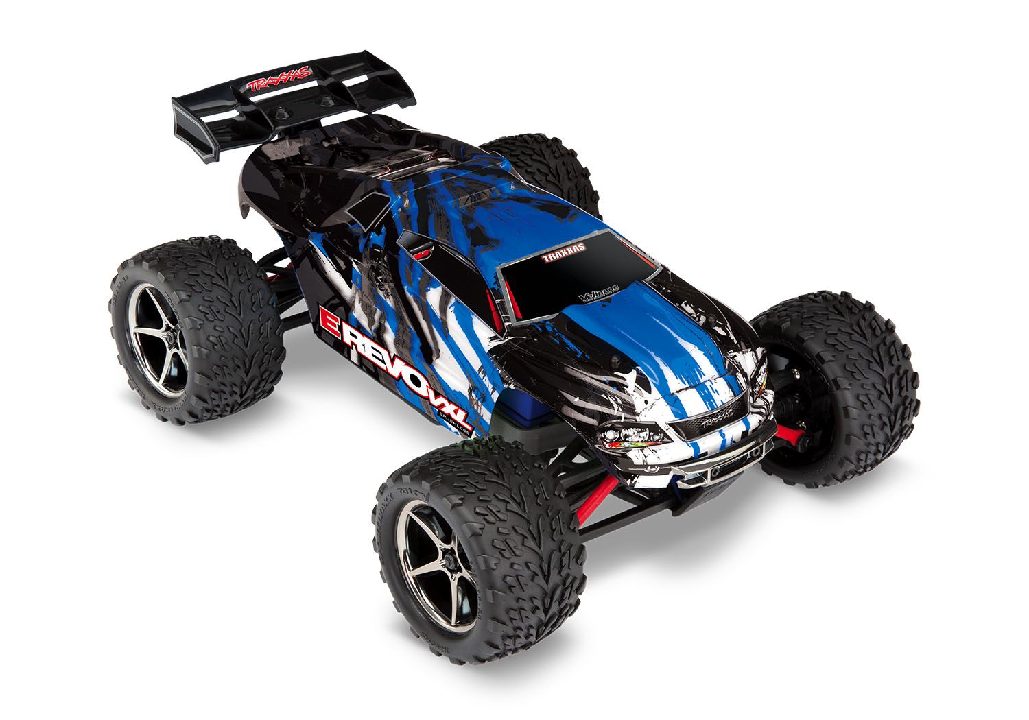 TRAXXAS 71076-8 1/16 Scale E-Revo VXL: 4X4 Brushless Monster Truck w/USB-C