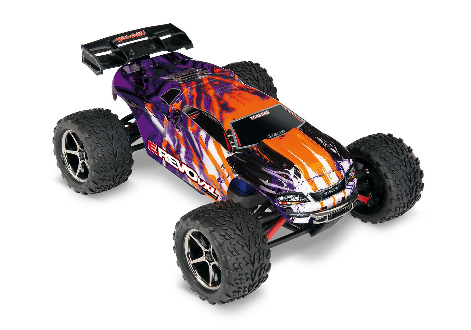 TRAXXAS 71076-8 1/16 Scale E-Revo VXL: 4X4 Brushless Monster Truck w/USB-C