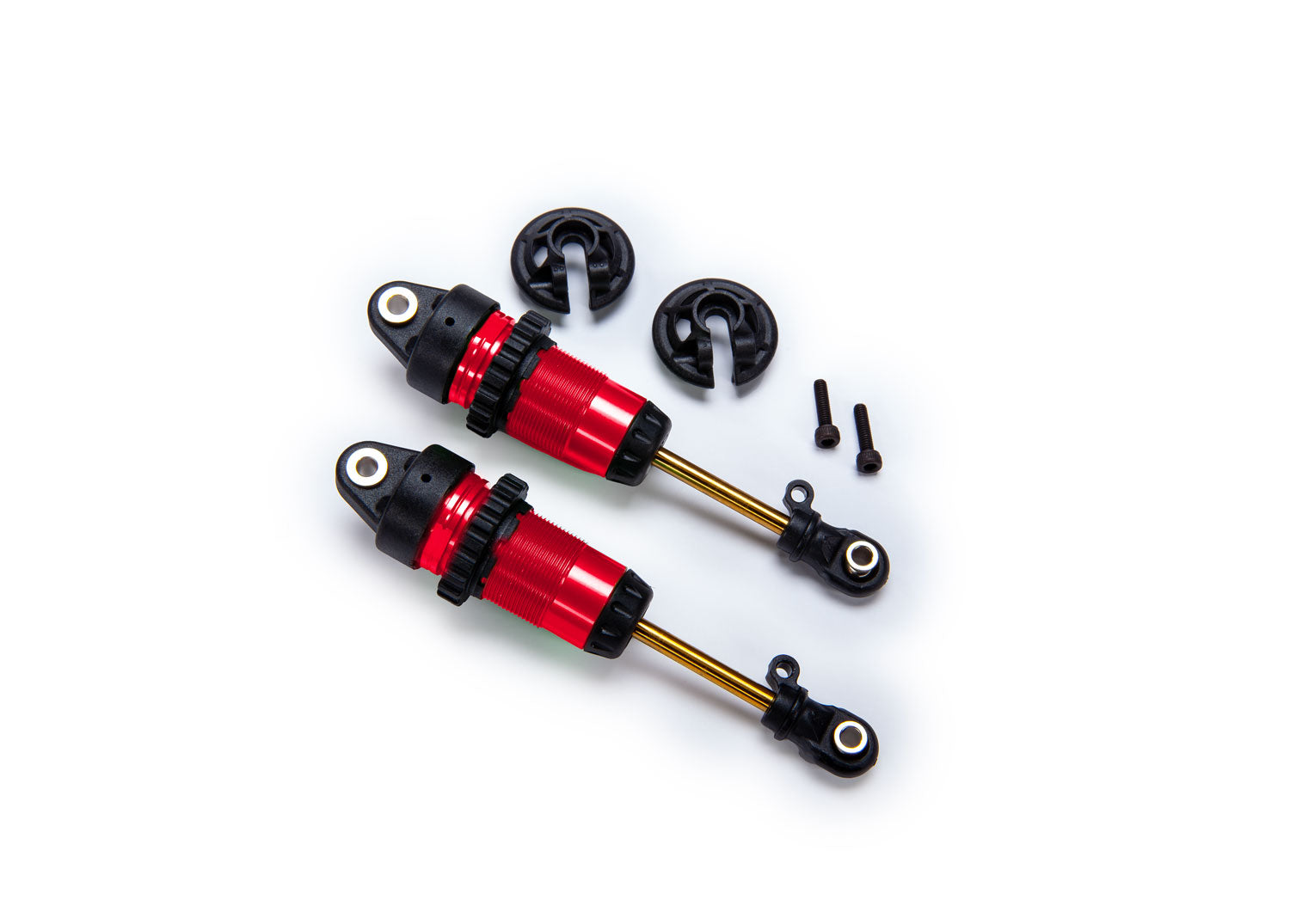 TRAXXAS 7461-RED 1/10 Red Aluminum Long GTR Shocks (2)