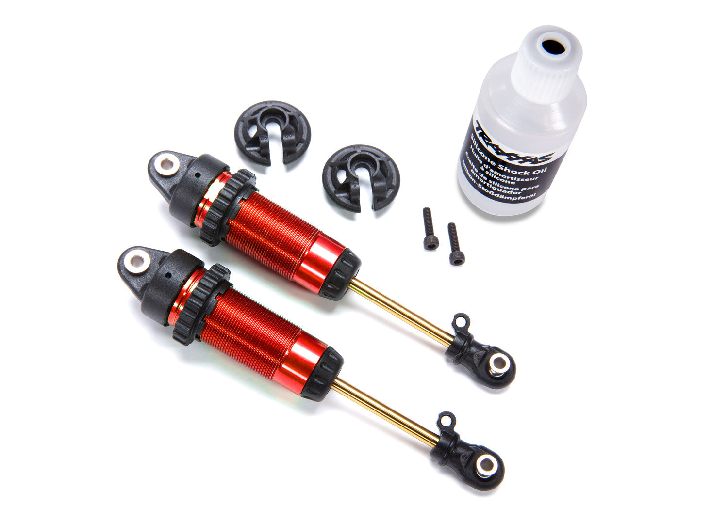 TRAXXAS 7462-RED 1/10 Red Aluminum XX-Long GTR Shocks (2)