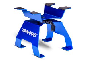 TRAXXAS 8797-BLUE car and truck stand, X-Trucks™, blue