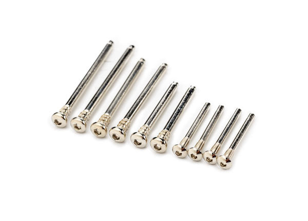 TRAXXAS 9142 Suspension pin set, extreme heavy duty, complete (front and rear) (2.5x26mm (4), 3x32mm (2), 3x40mm (2), 3x46mm (2)) (for use with #9180, 9181, 9182 upgrade kit)