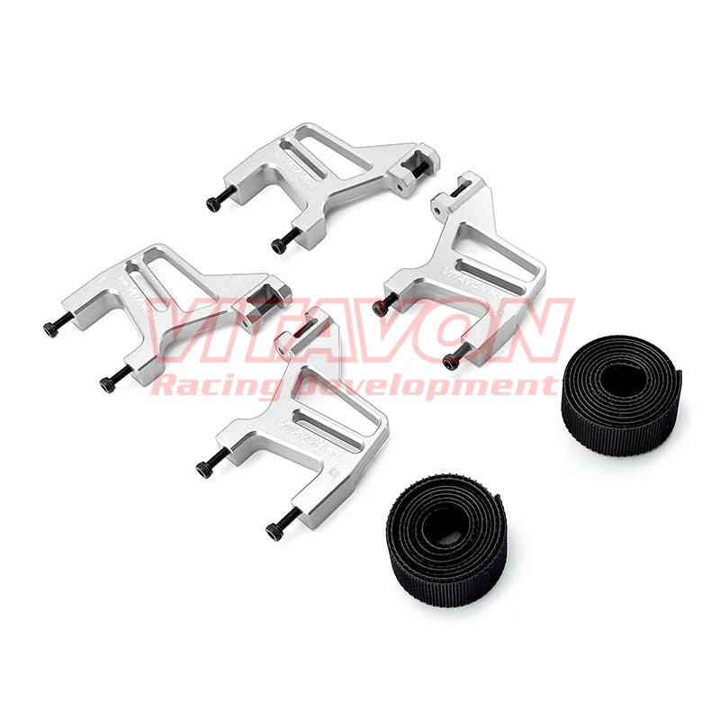 VITAVON XMAX182 CNC Aluminum #7075 Battery Holder Velcro Strap for Traxxas X-MAXX 1/5