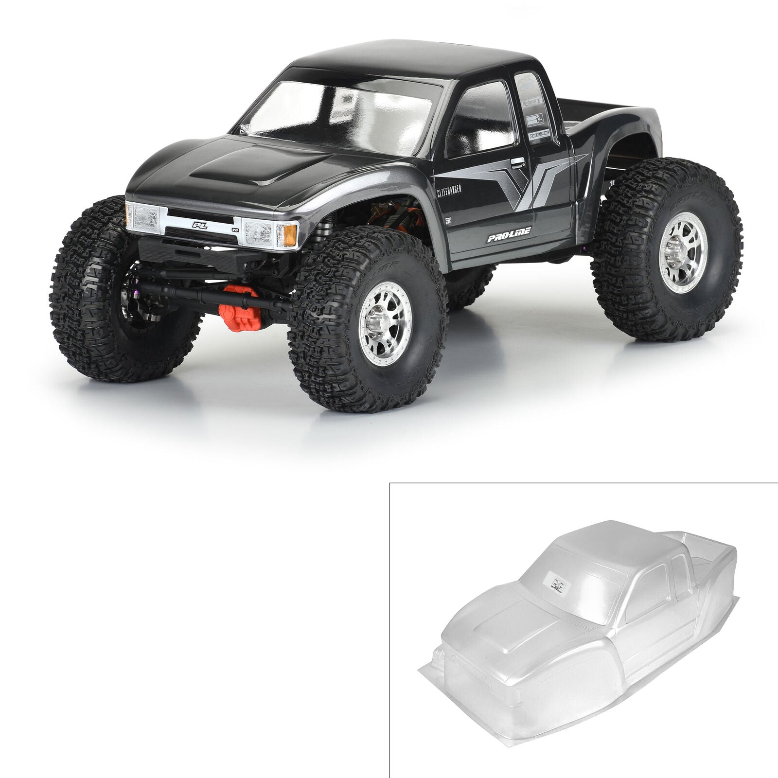 PROLINE 3566-00 1/10 Cliffhanger High Performance Clear Body 12.3" (313mm) wheelbase for crawlers