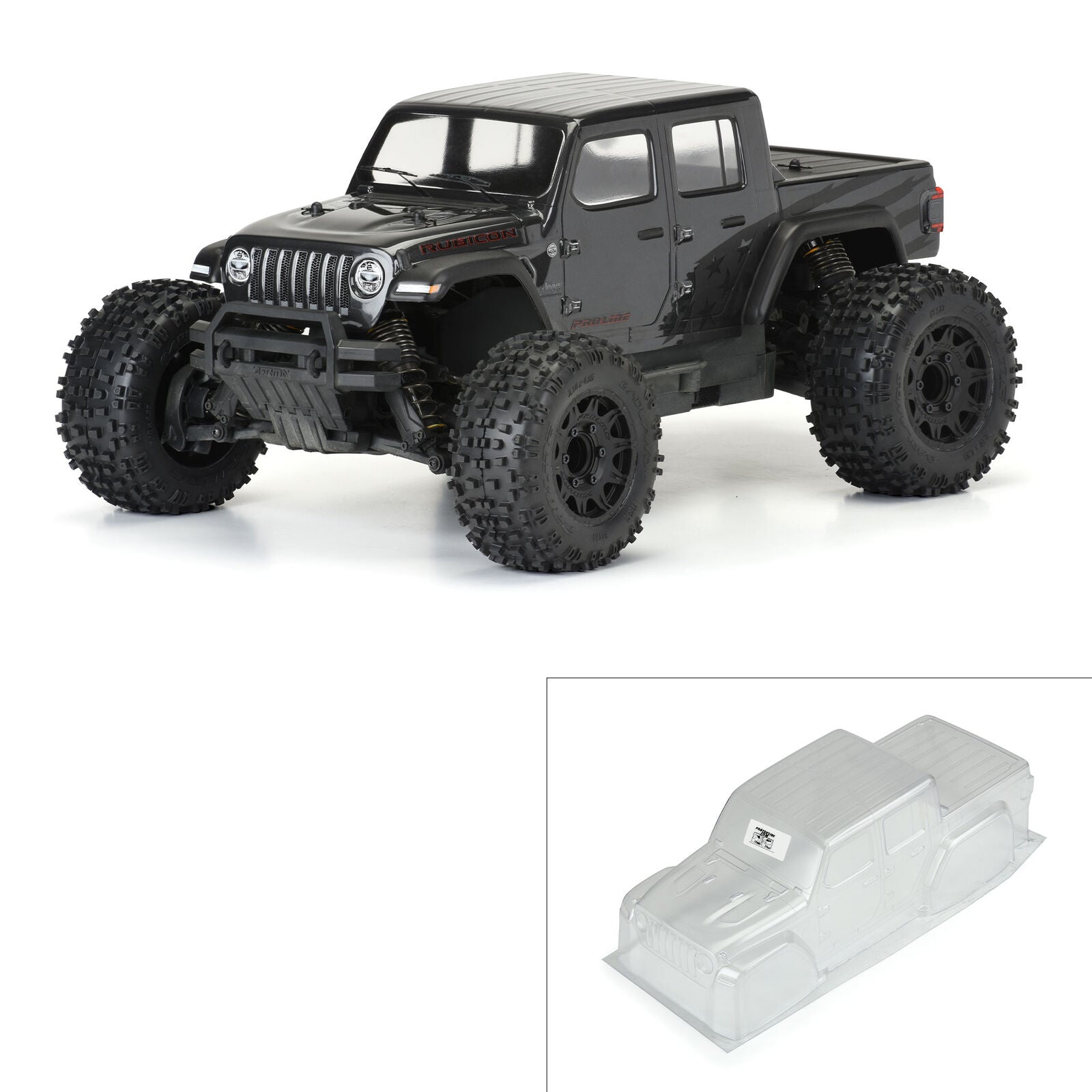 PROLINE 3575-00 1/10 Jeep Gladiator Rubicon Clear Body: GRANITE