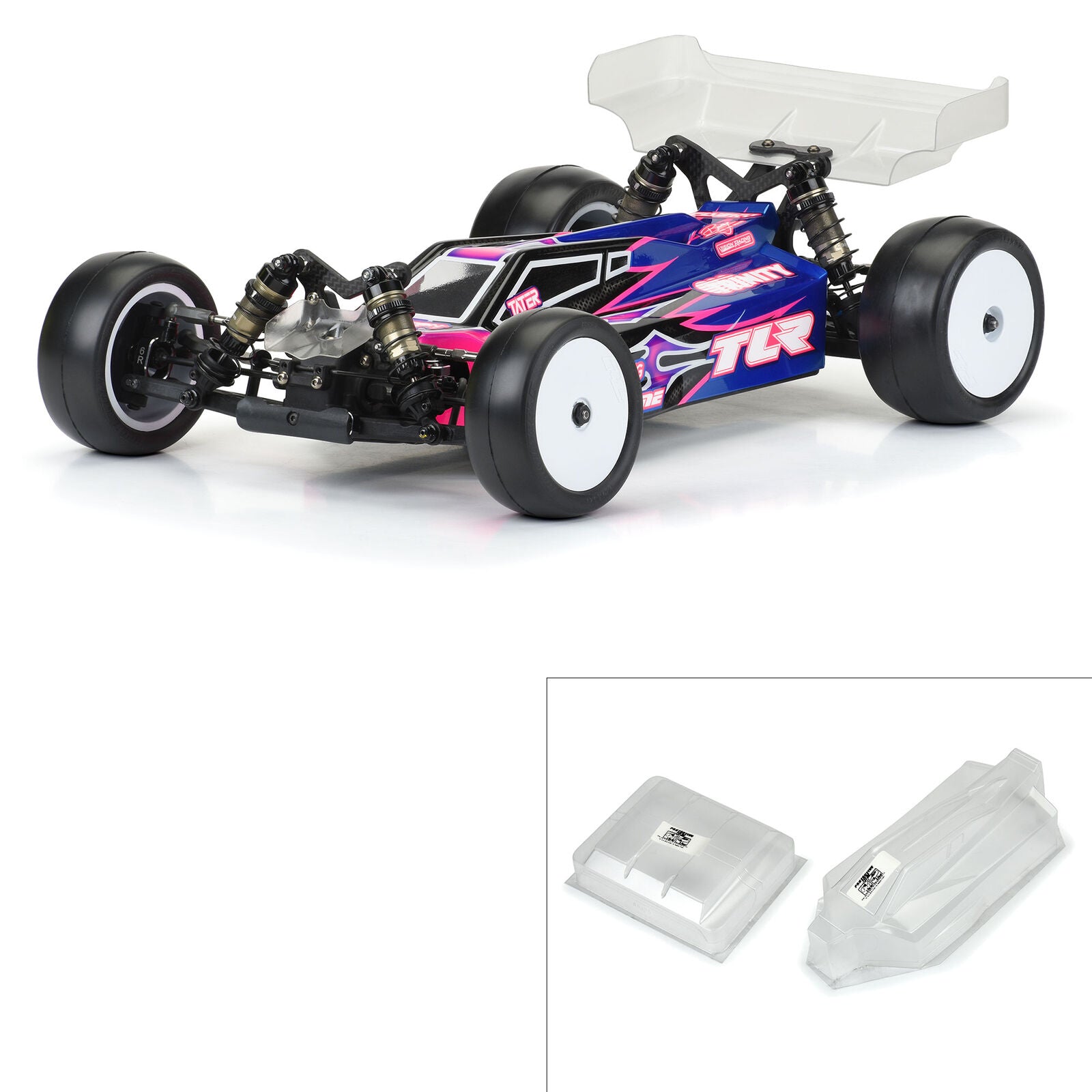 PROLINE 3627-25 1/10 Sector Light Weight Clear Body: TLR 22X-4