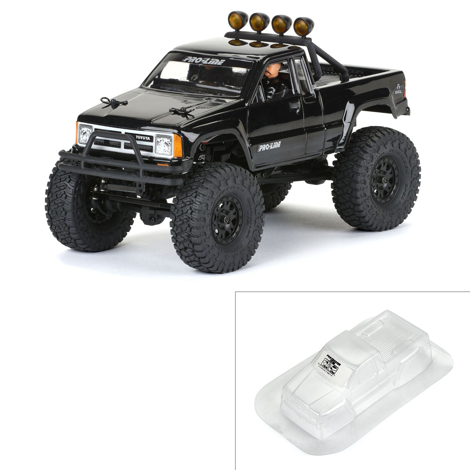 PROLINE PRO363600 1985 Toyota HiLux SR5 Clear Body: SCX24