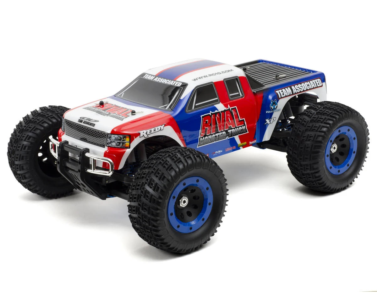 ASSOCIATED ASC20510 Rival RTR 1/8 Brushless Monster Truck w/2.4GHz & Two 7-Cell NiMH