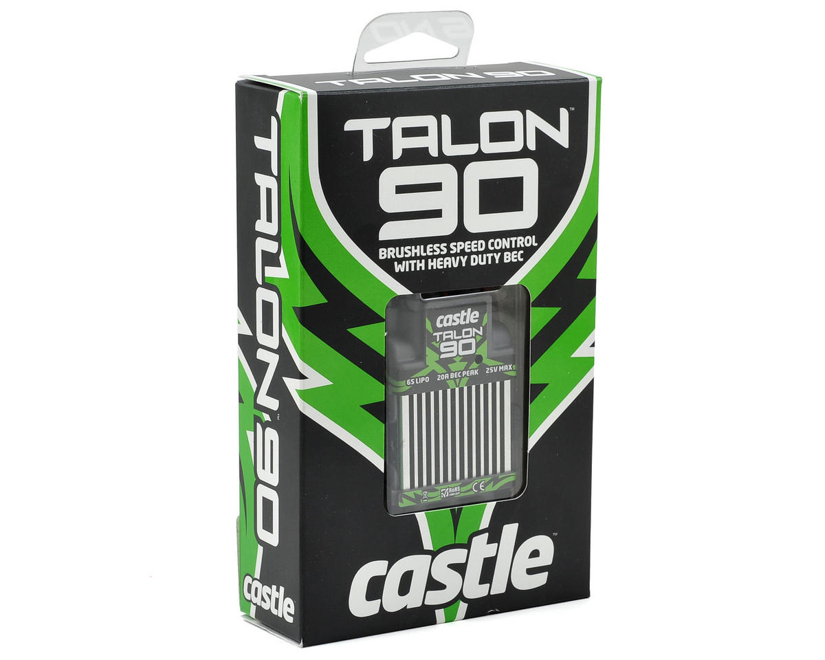 CASTLE 010-0097-00 Talon 90 Brushless ESC 90A 25V BL ESC with 20amp BEC