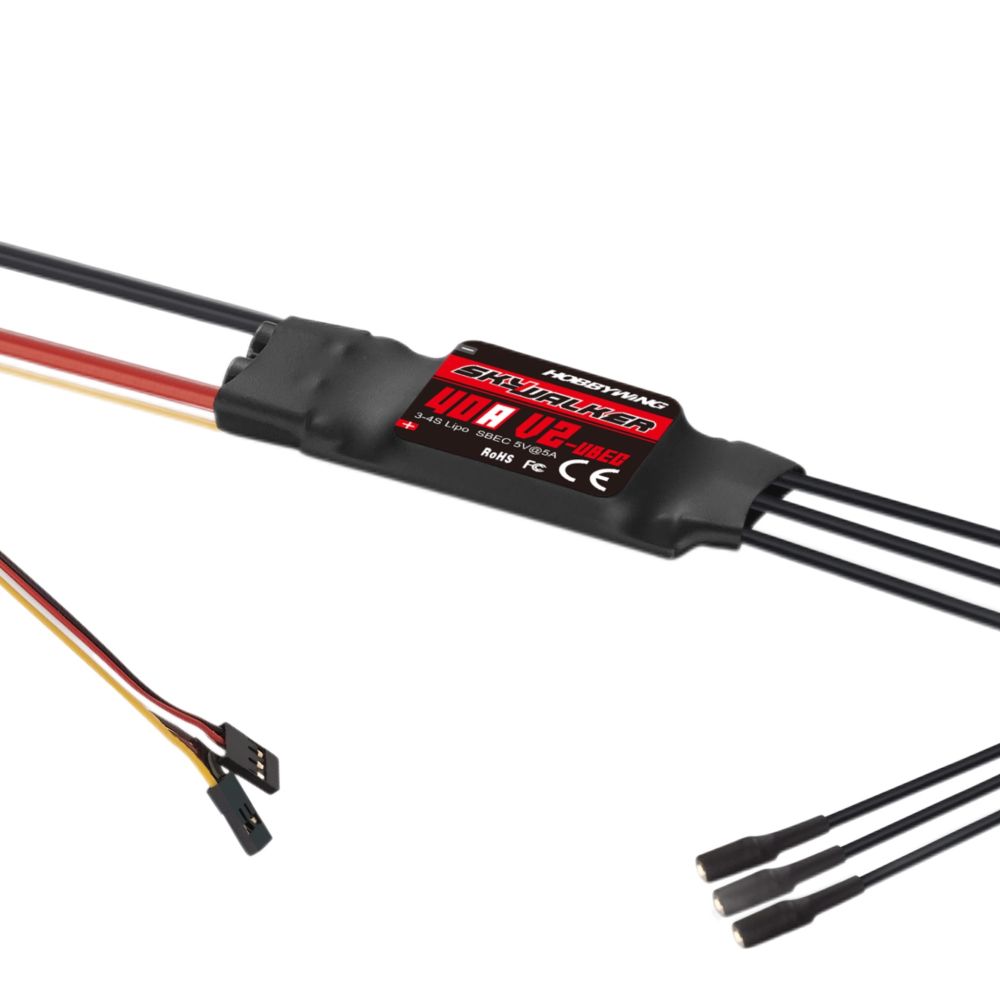HOBBYWING 80060022 Skywalker 40A V2 UBEC ESC, 3-4S
