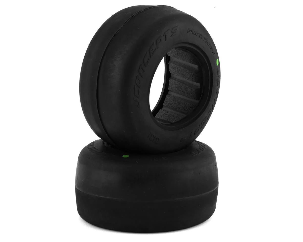 JCONCEPTS 3131-02 Smoothies Short Course Tires SCT (2) (Green)