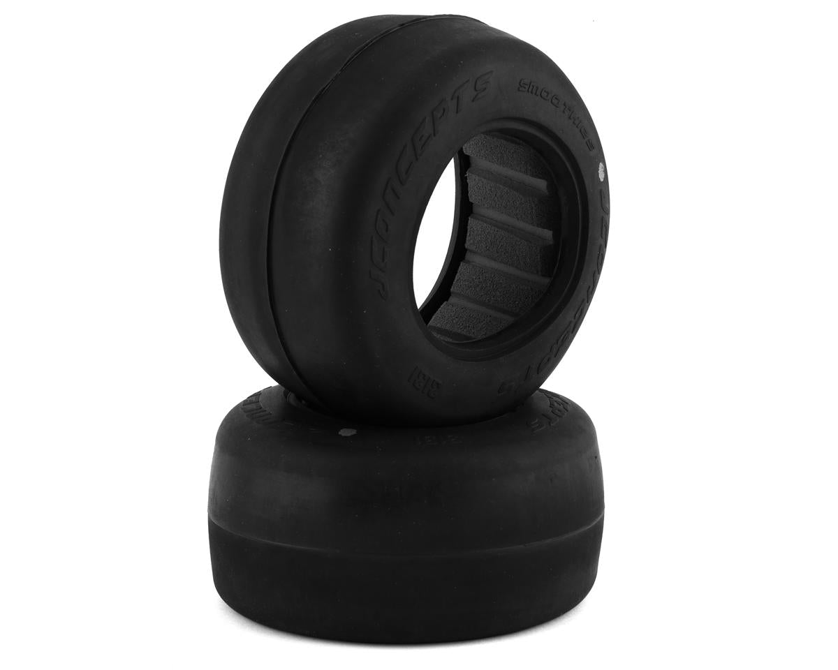 JCONCEPTS 3131-06 Smoothies Short Course Tires SCT (2) (Silver)