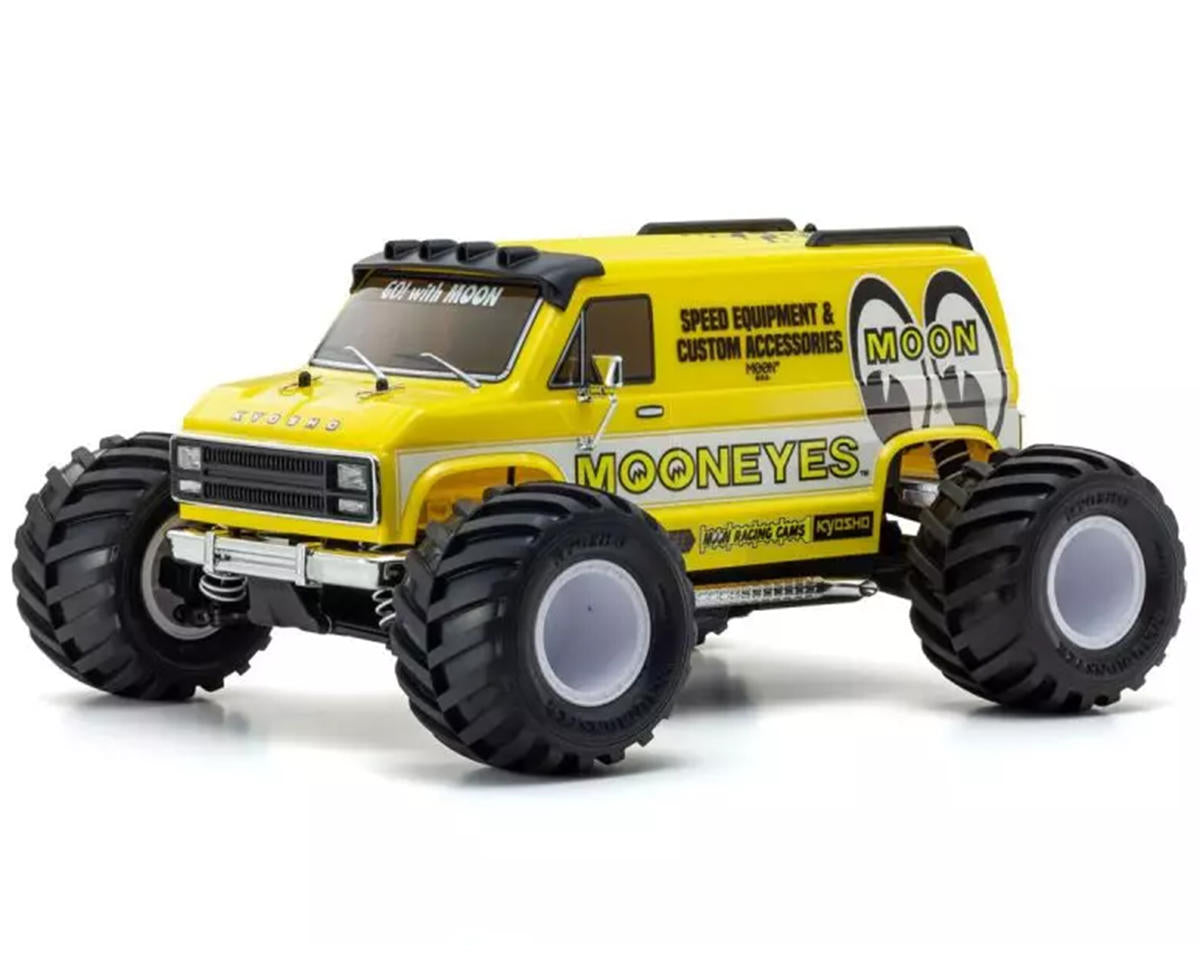 KYOSHO 34413T1 Fazer Mk2 Mad Van 1/10 4WD Readyset Brushed Monster Truck (Mooneyes) w/2.4GHz Radio