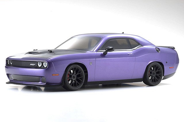KYOSHO 34415B FAZER Mk2 2015 Dodge Challenger Hellcat SRT RTR, Plum Cr