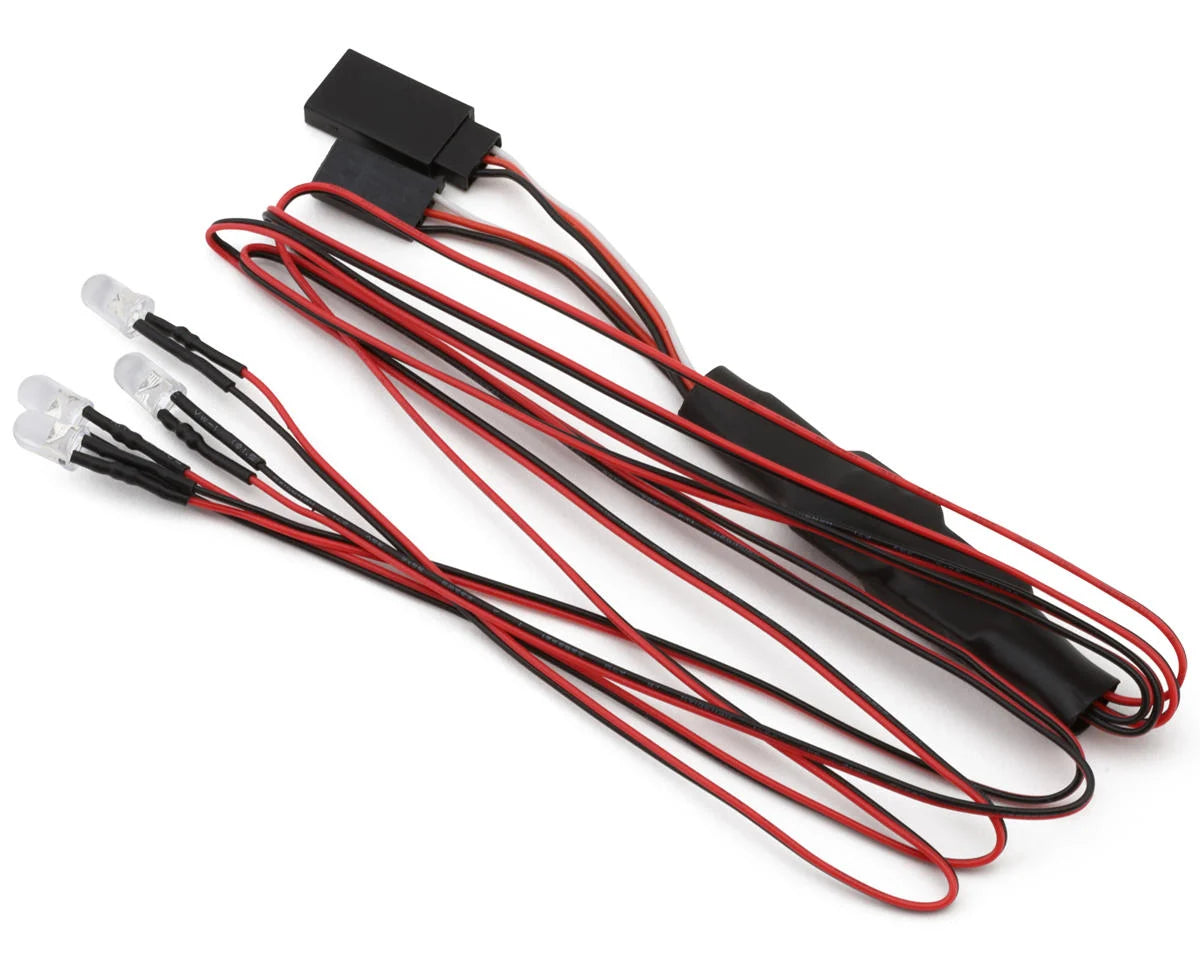 KYOSHO 97054-4C 5mm LED Lights Unit (White) (4 Bulbs)