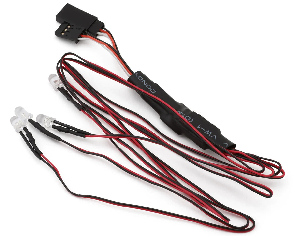 KYOSHO 97054-4R-C 5mm LED Lights Unit (4-Red Bulbs)