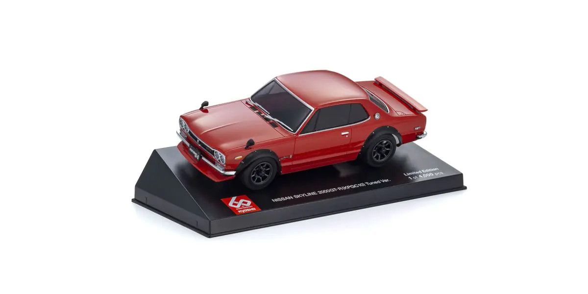 KYOSHO MZP466R60 ASC Nissan Skyline 2000GT-R KPGC10 Tuned Version Red Kyosho 60th Anniversary - BODY ONLY