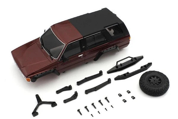 KYOMXB02MR Red Metallic Toyota 4 Runner Body for Mini-Z 4x4