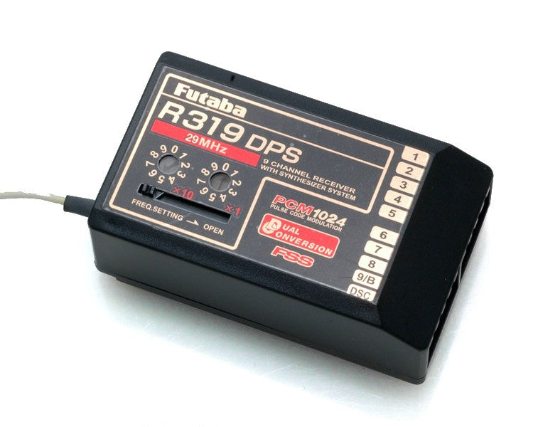 FUTABA 01101685-1 R319DPS 9-CHANNEL SYNTHESIZER RECEIVER 29MHZ