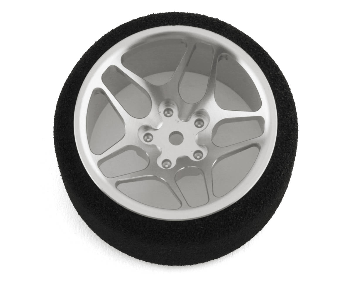 R-DESIGN 7110 Futaba 10PX/7PX/4PX 10 Spoke Ultrawide Steering Wheel (Silver)