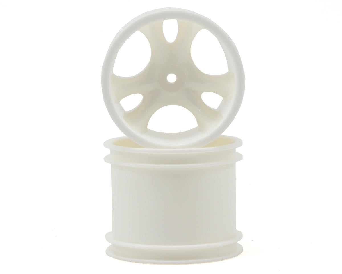 RPM 81521 *DISC* Clawz White Rear Wheels Associated Trucks 1/4 Axles