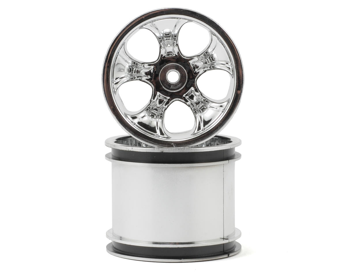 RPM 82123 Bully 2.2 Truck Wheels Traxxas Electric Front/Nitro Rear Chrome