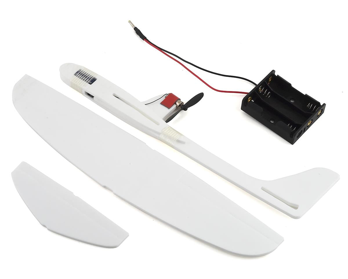 RACETEK RTK4071 Free Flight DIY Capacitor Powered Airplane Kit White