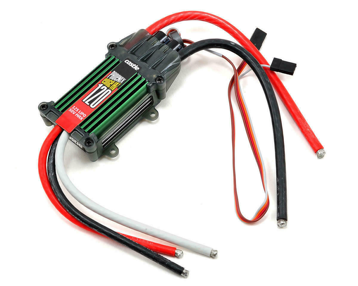 CASTLE 010-0104-00 Phoenix Edge 120 HV 50V 120 Amp 120A ESC Speed Control