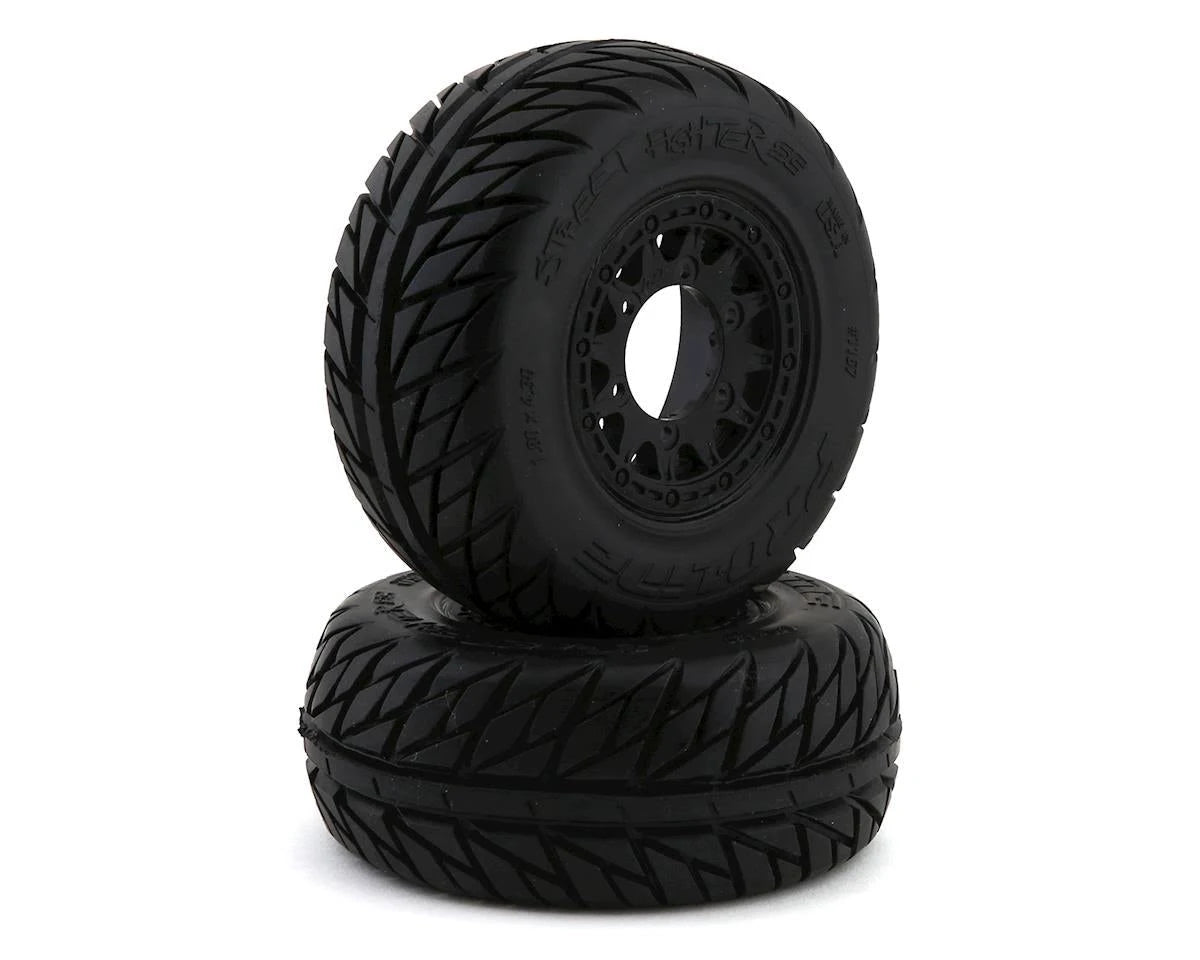 PROLINE 1167-10 Street Fighter SC 2.2 / 3.0 Tires w/ Raid Wheels Black (2) M2 w/12mm Removable Hex