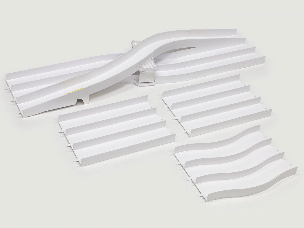TAMIYA 69579 Japan Cup Junior Circuit Lane Change & Extension Set, White