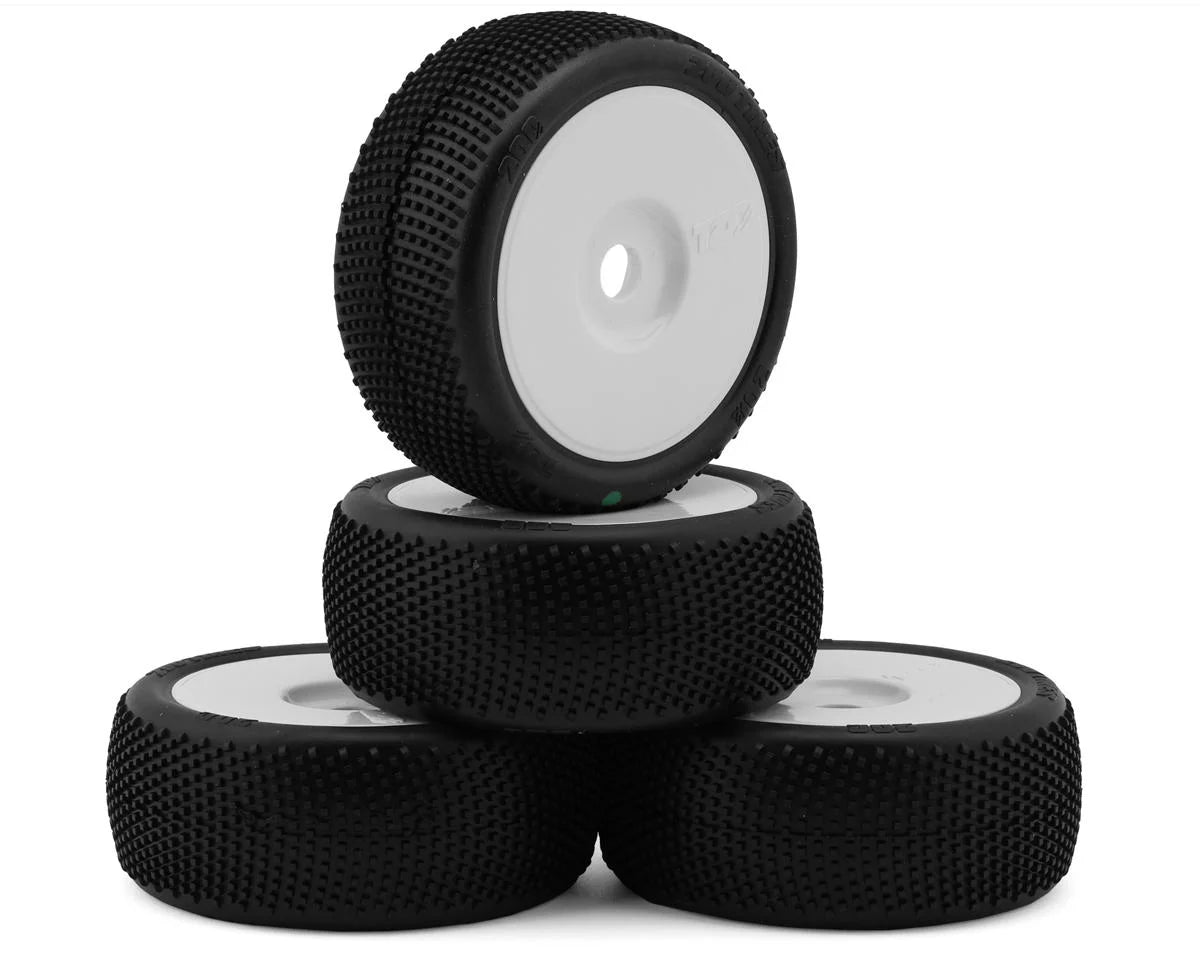 TZO 200 TIRES TZ200US-W-N 1/8 Buggy Non-Glued Tire Set (White) (4) (Ultra Soft)