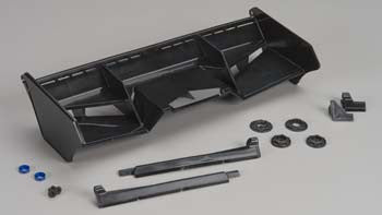 JCONCEPTS 0128B Finnisher 1/8 Buggy/Truck Wing w/Gurney Black