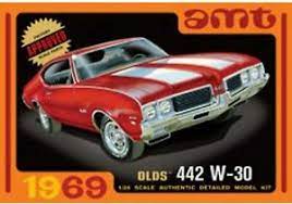 AMT 1105/12 1/25 1969 Olds W-30 442
