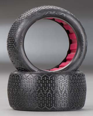 AKA 13120CR 1/10 Buggy EVO Typo Rear Clay w/Insert (2)