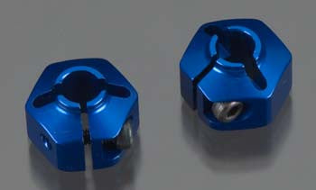 JCONCEPTS 2081 12mm Rear Hex Adaptor Fits SC10 Rear Blue