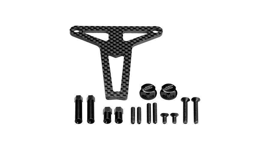 JCONCEPTS 2189 Monroe Carbon Fiber Battery Brace Set TLR 22/22T