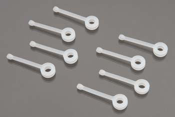 JCONCEPTS 2231-3 Body Mount Grommet w/Leash SC10 Clear (2)