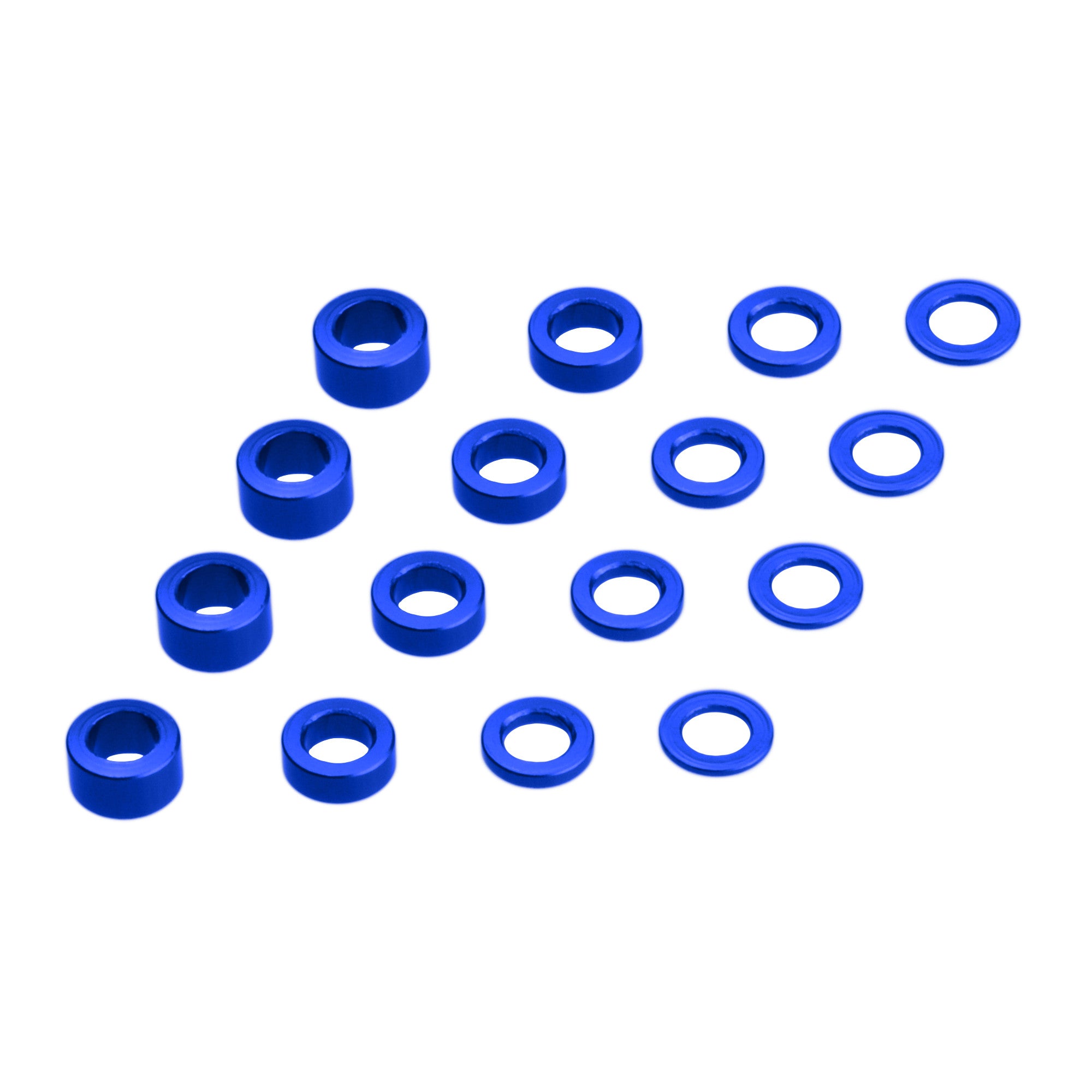 JCONCEPTS 2237 Metric Washer Set .5-1/2-3mm Blue (16)