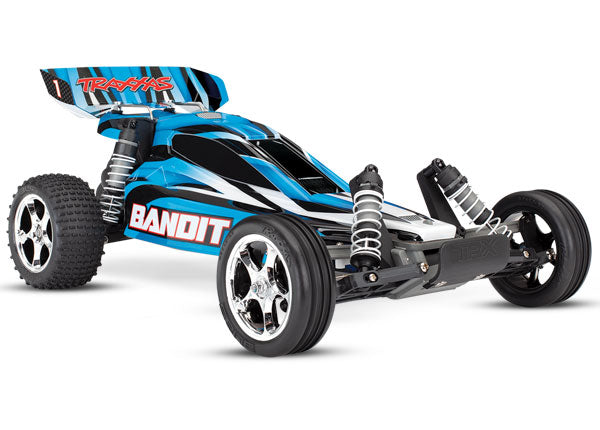 TRAXXAS 24054-1 Bandit®: 1/10 Scale Off-Road Buggy. RTR with TQ™ 2.4 radio system and XL-5 ESC (fwd/rev). Includes: 7-Cell NiMH 3000mAh Traxxas® battery