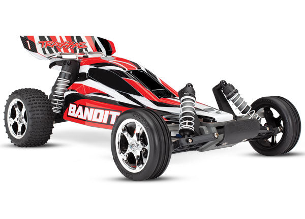 TRAXXAS 24054-4 Bandit 1/10 Scale Off-Road Buggy. RTR with TQ™ 2.4 radio and XL-5 ESC; NO BATTERY OR CHARGER