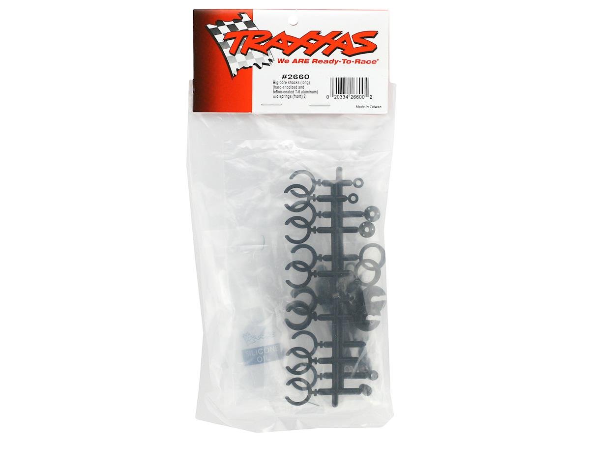 TRAXXAS 2660 Hard Anodized Teflon Coated Big Bore Front Shock Set (Long)