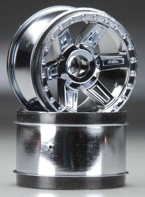 PROLINE 2728-11 Desperado 2.8 Black Chrome Front Wheels *DISC*