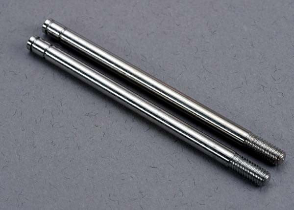 TRAXXAS 2765 Shock shafts, steel, chrome finish (X-long) (2) : SLASH 2WD, SLASH 4X4, STAMPEDE 2WD, STAMPEDE 4X4 TRA2765