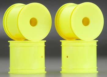 JCONCEPTS 3354Y Mono T4.1 12mm Hex Front/Rear Wheel Yellow (4)