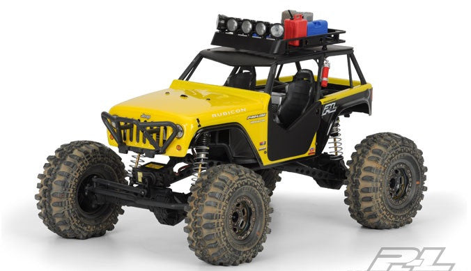 PROLINE 3380-00 Jeep Wrangler Rubicon Customized Clear Body *DISC*