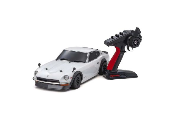 KYOSHO 34427T1 1/10 Scale Radio Controlled Electric Powered 4WD FAZER Mk2 FZ02 Series Readyset 1971 DATSUN 240Z Tuned Ver. White